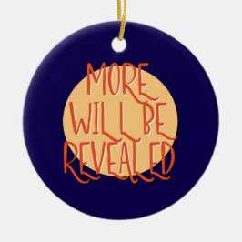 Meer informatie wordt onthuld Recovery Slogan Keramisch Ornament