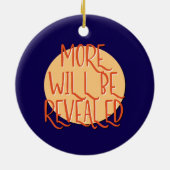 Meer informatie wordt onthuld Recovery Slogan Keramisch Ornament (Achterkant)