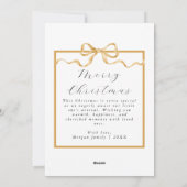 Meer is Meer Kerst Zwangerschap Aankondiging (Achterkant)