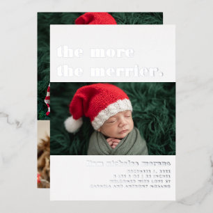 Meer is Merrier   Kerst Geboorte Aankondiging