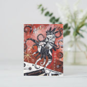 Meer is minder - minder is meer briefkaart (Staand voorkant)