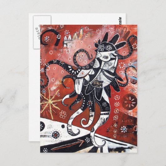 Meer is minder - minder is meer briefkaart (Voorkant / Achterkant)