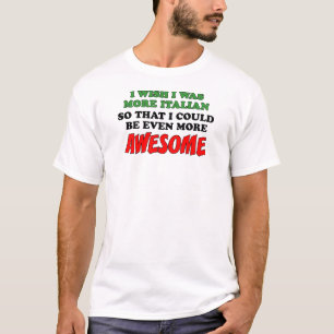 Meer Italiaans Geweldige T-shirt