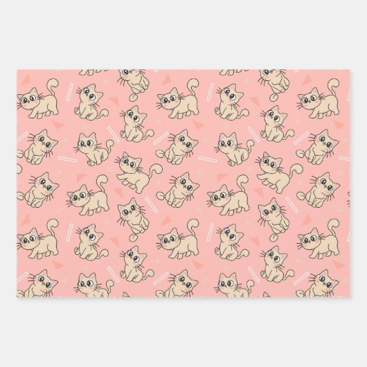 Meer kat inpakpapier, kat inpakpapier (Voorkant 2)