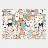 Meer kat inpakpapier, kat inpakpapier (Voorkant)