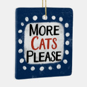 Meer katten alsjeblieft Ornament (Rechts)