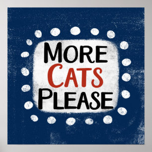 Meer Katten Gelieve Poster Wall Art