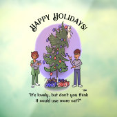 Meer kattenkerst raamsticker (Vel 3)