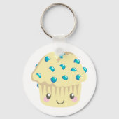Meer Kawaii Muffin-gezichten Sleutelhanger (Voorkant)