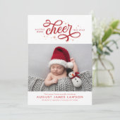 Meer kerstavond koninklijke feestdag feestdagenkaart (Staand voorkant)