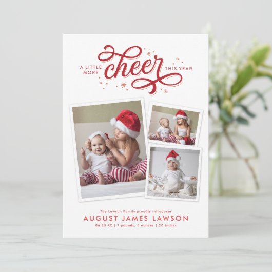 Meer kerstavond koninklijke feestdag feestdagenkaart (Staand voorkant)