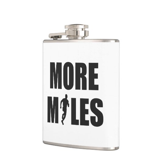 Meer kilometers lopen heupfles (Links)