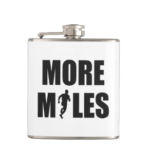 Meer kilometers lopen heupfles