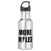 Meer kilometers lopen waterfles  (Voorkant)