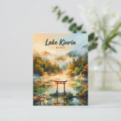 Meer Kinrin Yufuin Japan Briefkaart (Staand voorkant)