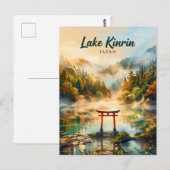 Meer Kinrin Yufuin Japan Briefkaart (Voorkant / Achterkant)