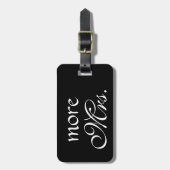 Meer klas mevrouw Black Bagagelabel (Voorkant verticaal)