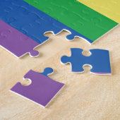 Meer kleur, meer gekleurde regenboog, LGBT Legpuzzel (Zijkant)