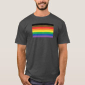 Meer kleur, meer gekleurde regenboog,  LGBT T-shirt (Voorkant)