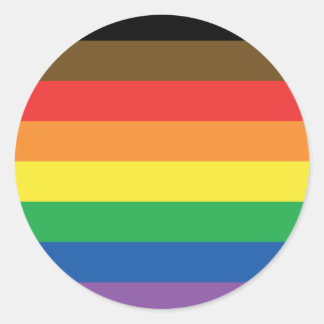 Meer Kleur Meer Pride Rainbow  LGBT Ronde Sticker