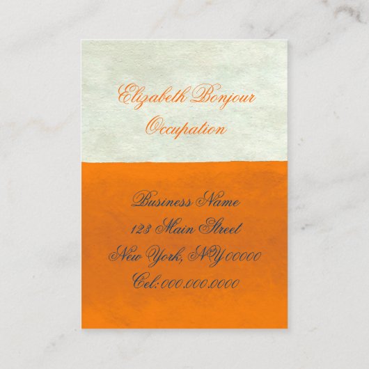 Meer kleuren ~ Visitekaartjes groot (Achterkant)