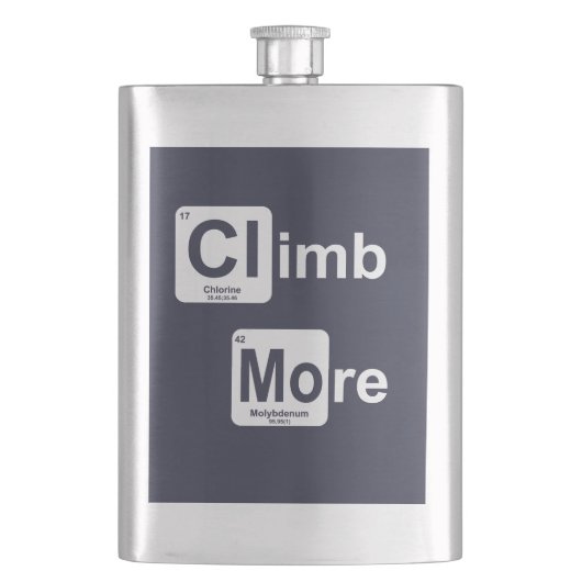 Meer klimmen heupfles (Voorkant)