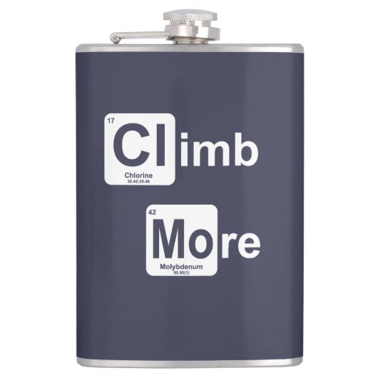 Meer klimmen heupfles (Voorkant)