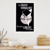 Meer Knowledge Library 1940 WPA Poster (Keuken)