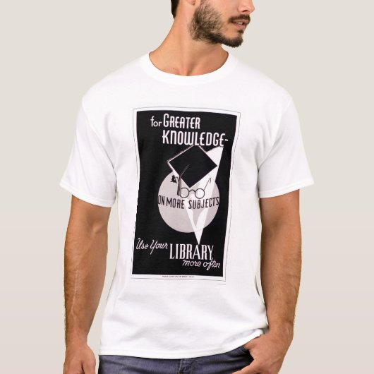 Meer Knowledge Library 1940 WPA T-shirt (Voorkant)