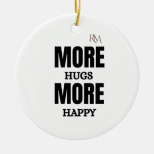Meer Knuffels Meer Gelukkig Schattig Positief Ontw Keramisch Ornament