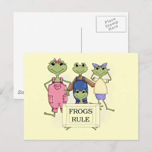 Meer knuppels en cadeautjes voor kikkers briefkaart (Voorkant / Achterkant)