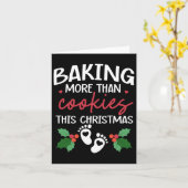 Meer koekjes bakken dan deze kerstbar kaart (Gele Bloem)