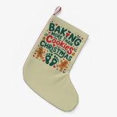 Meer koekjes bakken dan deze kerstzwangerschap kleine kerstsok (Voorkant (Hangend))