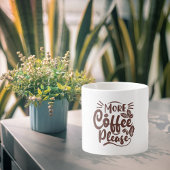 Meer koffie alsjeblieft - Funny Coffee Lover Espresso Kop
