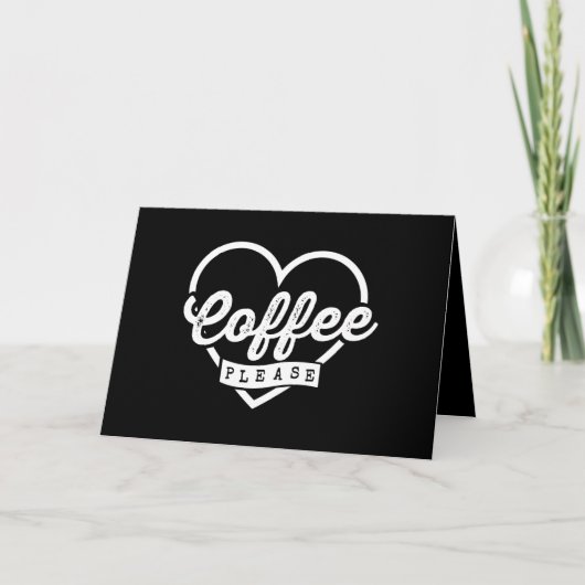 MEER KOFFIE GELIEVE KAART (Voorkant)