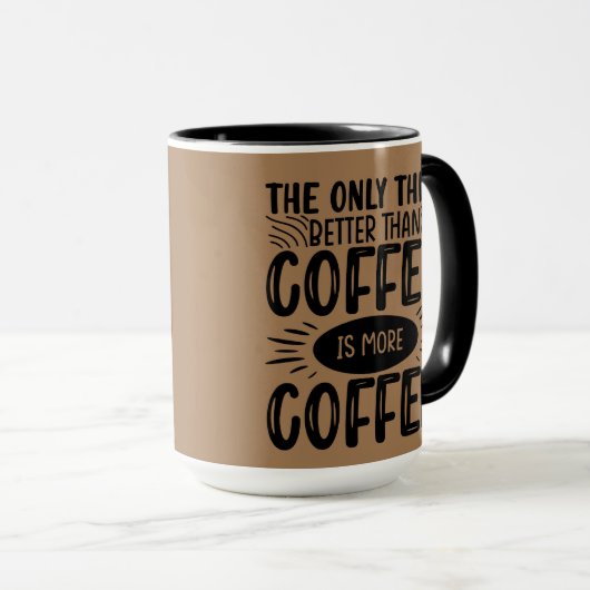 Meer koffie mok (Voorkant rechts)