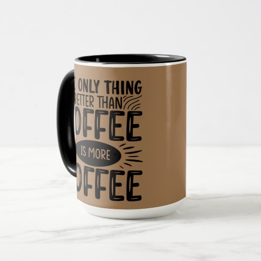 Meer koffie mok (Voorkant links)
