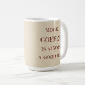 Meer koffie Mok (Voorkant rechts)