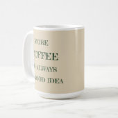 Meer koffie Mok (Voorkant links)