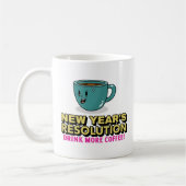 Meer koffie - New Year's Resolution Koffiemok (Links)