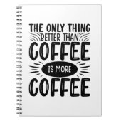 Meer koffie notitieboek (Voorkant)