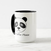 Meer koffie panda mok (Voorkant links)