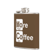 Meer koffie-periodieke tabel heupfles (Links)