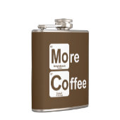 Meer koffie-periodieke tabel heupfles (Rechts)