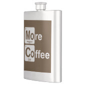 Meer koffie-periodieke tabel heupfles (Links)