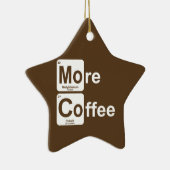 Meer koffie-periodieke tabel keramisch ornament (Rechts)