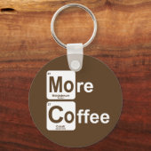 Meer koffie-periodieke tabel sleutelhanger (Voorkant)