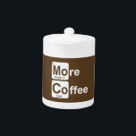 Meer koffie-periodieke tabel theepot<br><div class="desc">Het is het element dat we allemaal nodig hebben en waar alles vandaan komt!</div>