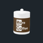 Meer koffie-periodieke tabel theepot<br><div class="desc">Het is het element dat we allemaal nodig hebben en waar alles vandaan komt!</div>