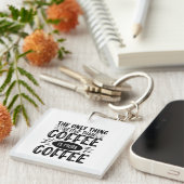 Meer koffie sleutelhanger (Voorkant Rechts)